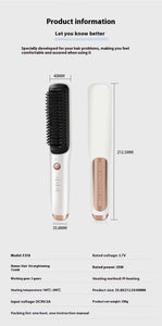 Wireless Straight Comb Hair Curler